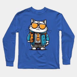 Charmingly Purr-fect Whisker Delight Long Sleeve T-Shirt